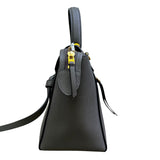 Micro Belt Grained Calfskin Grey GHW