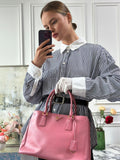 Prada Pink Galleria Tote Bag Saffiano Leather