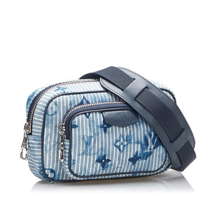 Louis Vuitton Outdoor Pouch Striped Watercolor Monogram Clutch