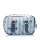 Louis Vuitton Outdoor Pouch Striped Watercolor Monogram Clutch