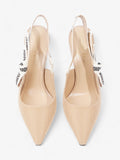 Christian Dior J'ADior Heel 100 Nude Cotton EU 38 UK 5