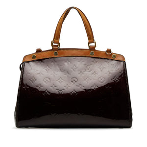 Louis Vuitton Monogram Vernis Brea MM Satchel Handbag