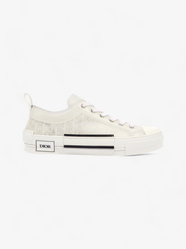 Christian Dior B23 Low Top Sneaker White Canvas EU 44 UK 10