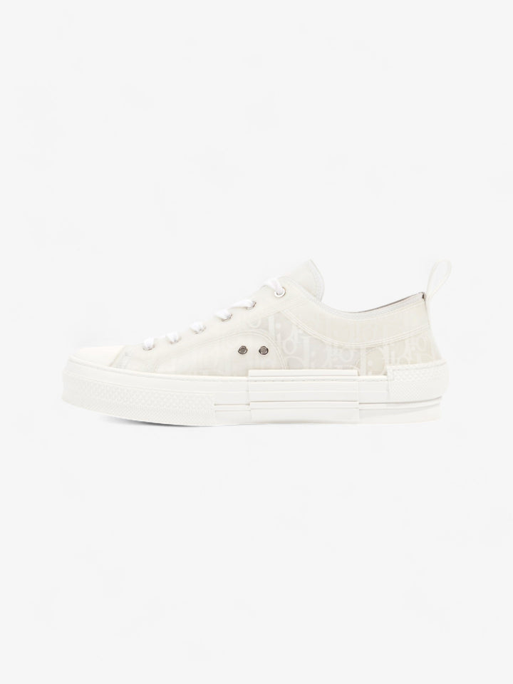 Christian Dior B23 Low Top Sneaker White Canvas EU 44 UK 10