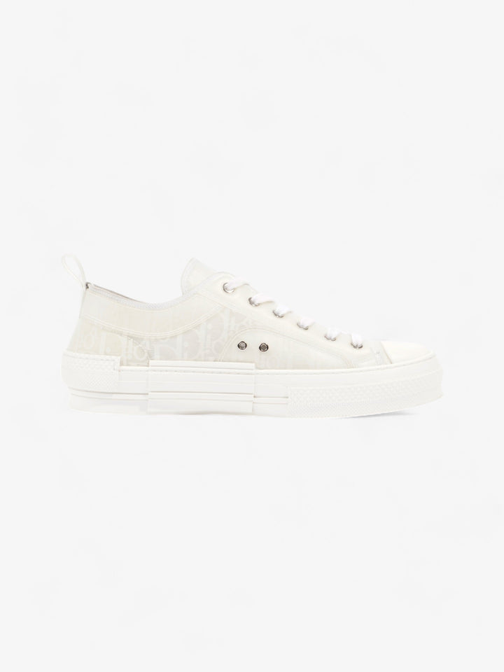 Christian Dior B23 Low Top Sneaker White Canvas EU 44 UK 10