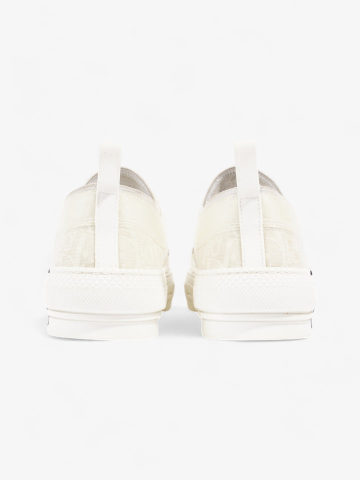 Christian Dior B23 Low Top Sneaker White Canvas EU 44 UK 10