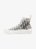 Christian Dior B23 High-tops Grey Oblique  / White Mesh EU 38 UK 5