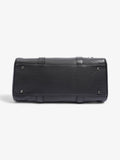 Christian Dior Logo Charms Boston Black Calfskin Leather
