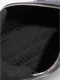 Christian Dior Logo Charms Boston Black Calfskin Leather