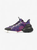 Christian Dior D-Connect Sneakers Purple / Black Technical Fabric EU 38 UK 5