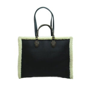 Louis Vuitton Shearling Monogram OnTheGo GM Satchel Tote