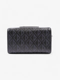 Christian Dior Pouch Saddle Duffle Black Coated Canvas