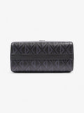 Christian Dior Pouch Saddle Duffle Black Coated Canvas