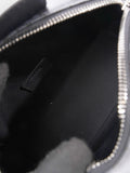 Christian Dior Pouch Saddle Duffle Black Coated Canvas
