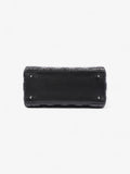 Christian Dior Lady Dior Black Lambskin Leather Medium