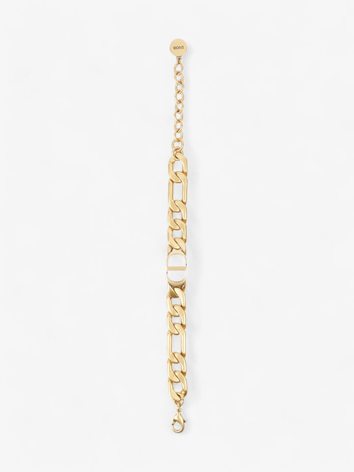 Christian Dior CD Bracelet Gold Base Metal