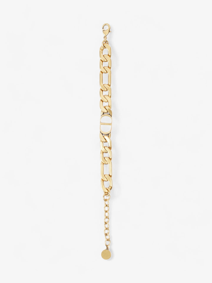 Christian Dior CD Bracelet Gold Base Metal
