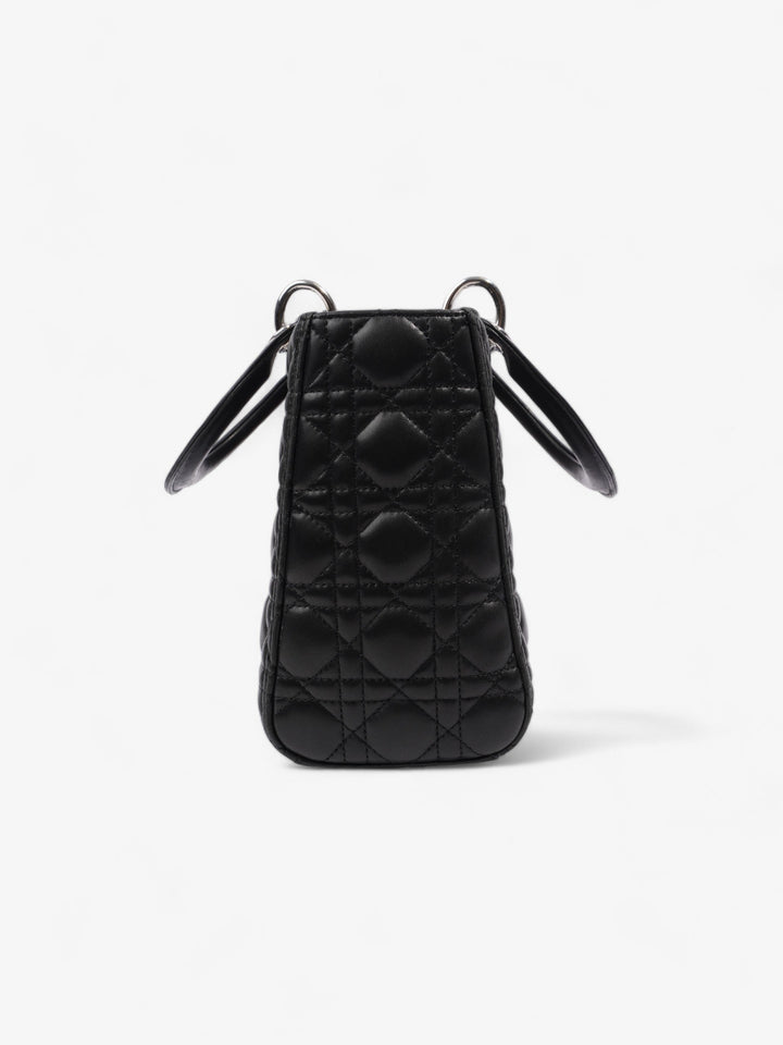 Christian Dior Lady Dior Black Leather Medium