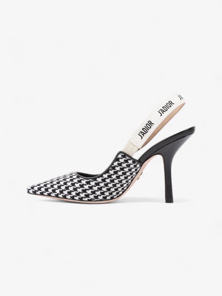 Christian Dior J'ADior Pumps 100 Black / White Tweed EU 39 UK 6