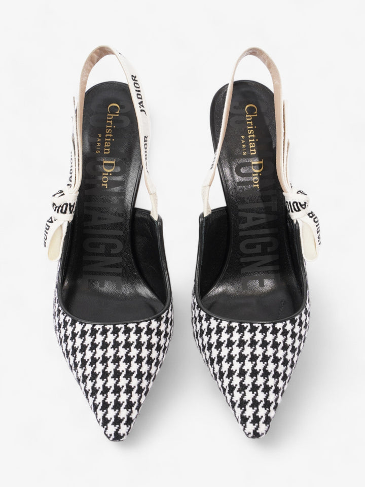Christian Dior J'ADior Pumps 100 Black / White Tweed EU 39 UK 6