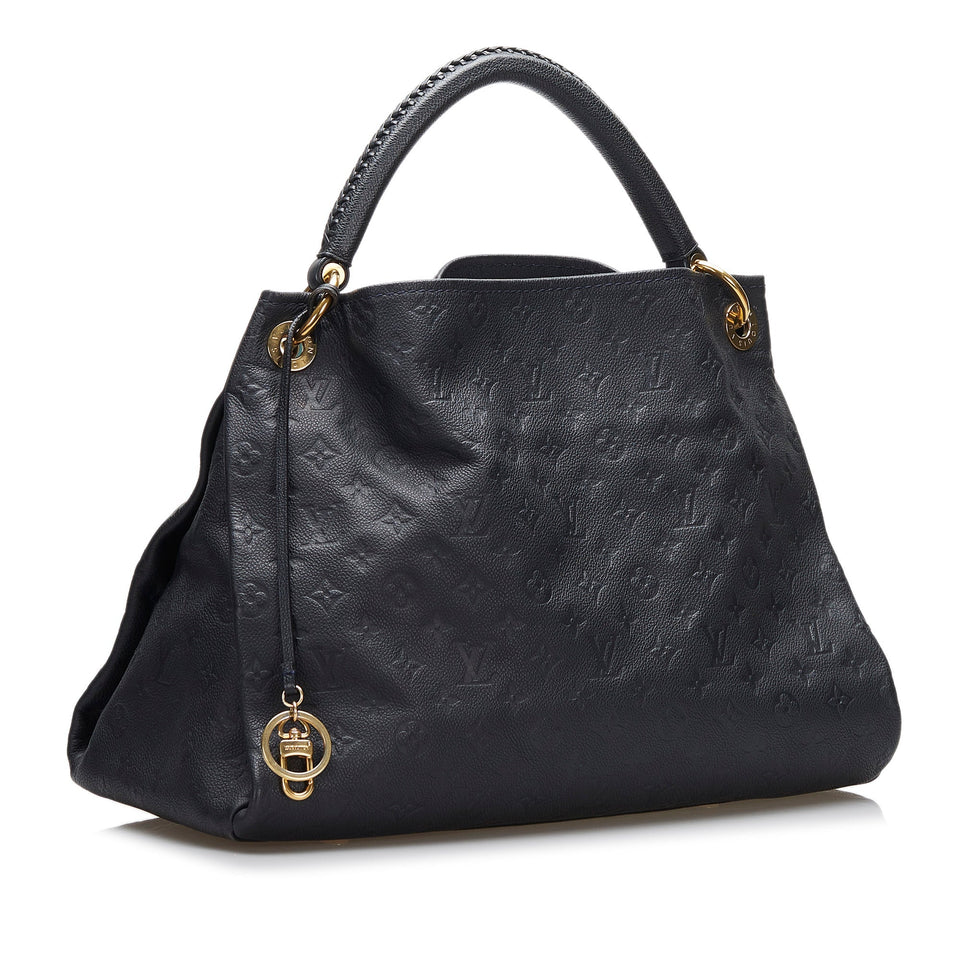 Louis Vuitton Monogram Empreinte Artsy MM Black Handbag