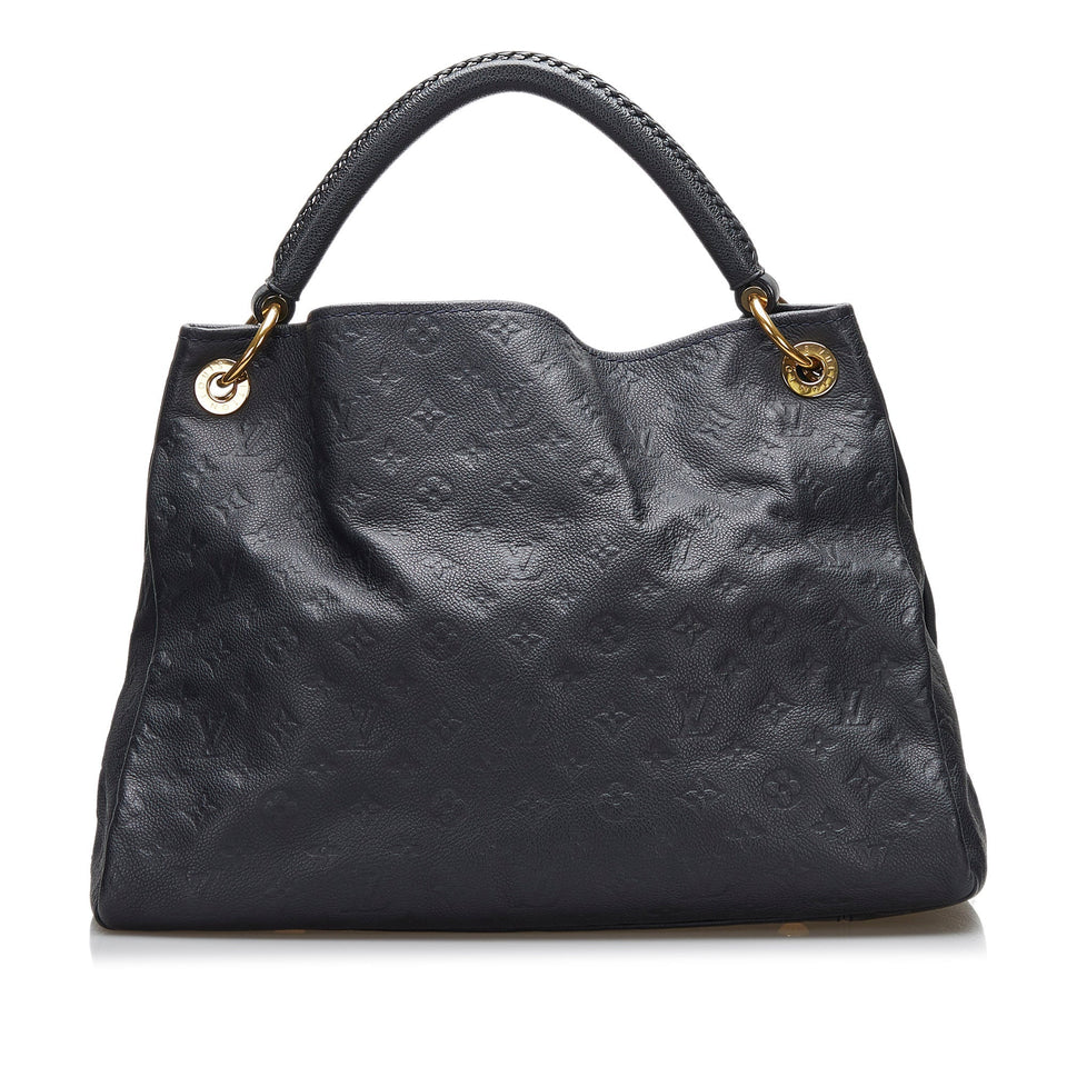 Louis Vuitton Monogram Empreinte Artsy MM Black Handbag