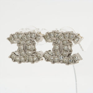 ITEM 3 - Chanel Medium CC Crystal Earrings (Costume Jewellery)