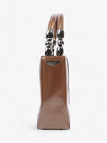 Christian Dior Malice Tote Brown Patent Leather