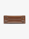 Christian Dior Malice Tote Brown Patent Leather