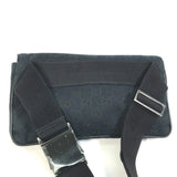 Gucci Waist bag 146304 GG canvas / leather black GG Belt bag mens