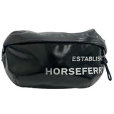 Burberry Sling bag Coated canvas black Horse ferry