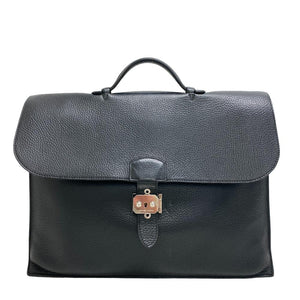 Hermes Business bag Taurillon Clemence black Sac Adepeche 38