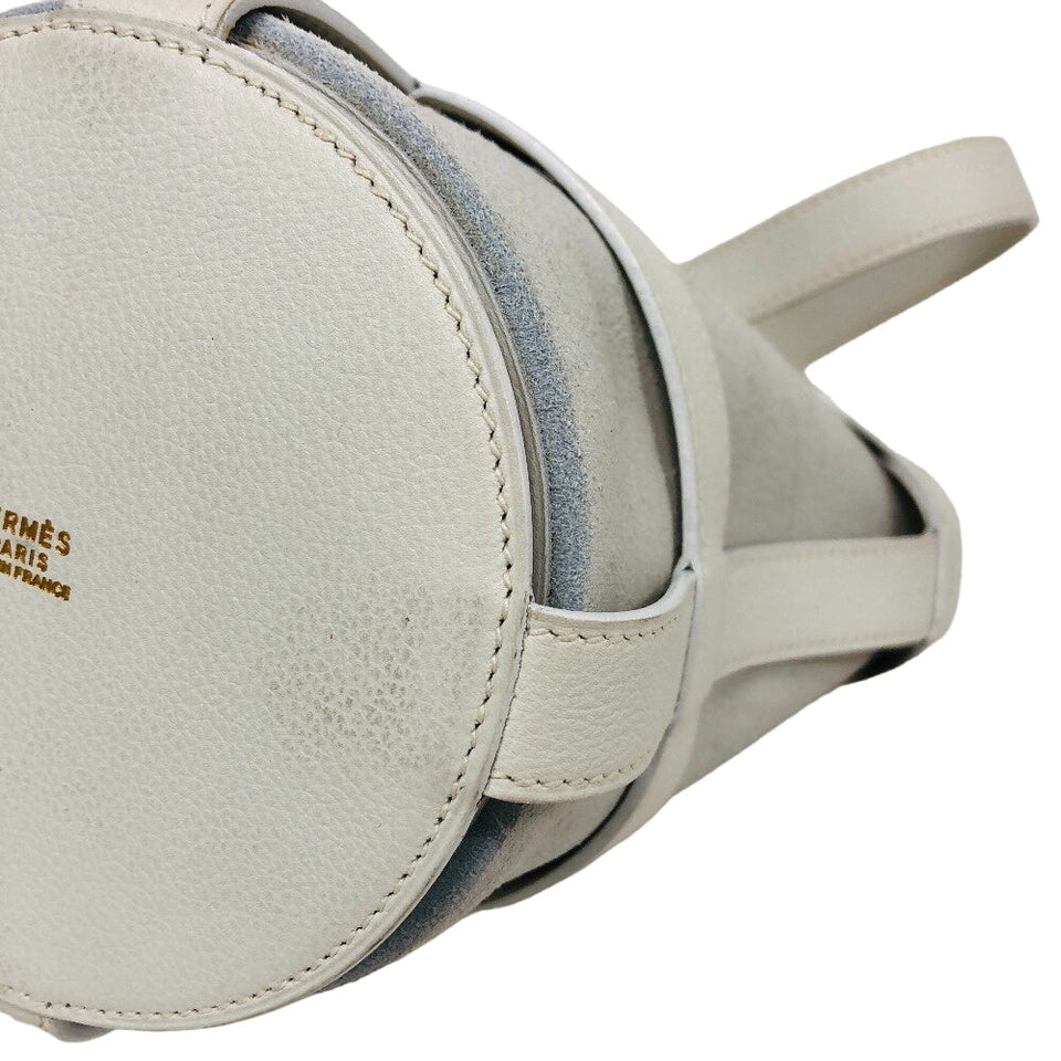 Hermes Handbag leather white Vogarribar Musardine 2