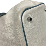 Hermes Handbag Taurillon Clemence white Picotin Eclat 22 MM