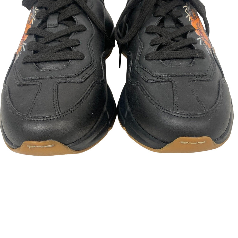 Gucci sneakers 548635 leather black Ryton mens 9