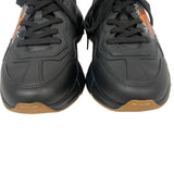 Gucci sneakers 548635 leather black Ryton mens 9