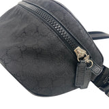 Gucci Sling bag Nylon, Leather black GG nylon