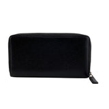 Gucci Long Wallet Purse 408801 leather black Interlocking G