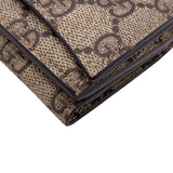 Gucci Tri-fold wallet 681700 PVC coated canvas beige Balenciaga Compact Wallet GG Supreme logo The Hacker Women