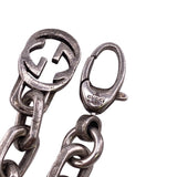 Gucci Necklace Silver925 Silver Interlocking G Women(Unisex)