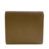 Gucci Bifold Wallet leather beige GG Marmont Women