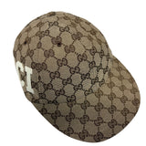 Gucci cap 751400 canvas Brown 25 GG canvas mens(Unisex) S 57