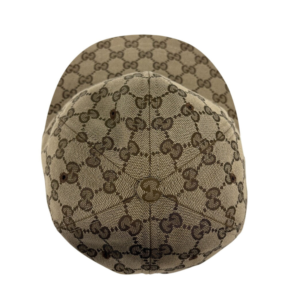 Gucci cap 751400 canvas Brown 25 GG canvas mens(Unisex) S 57