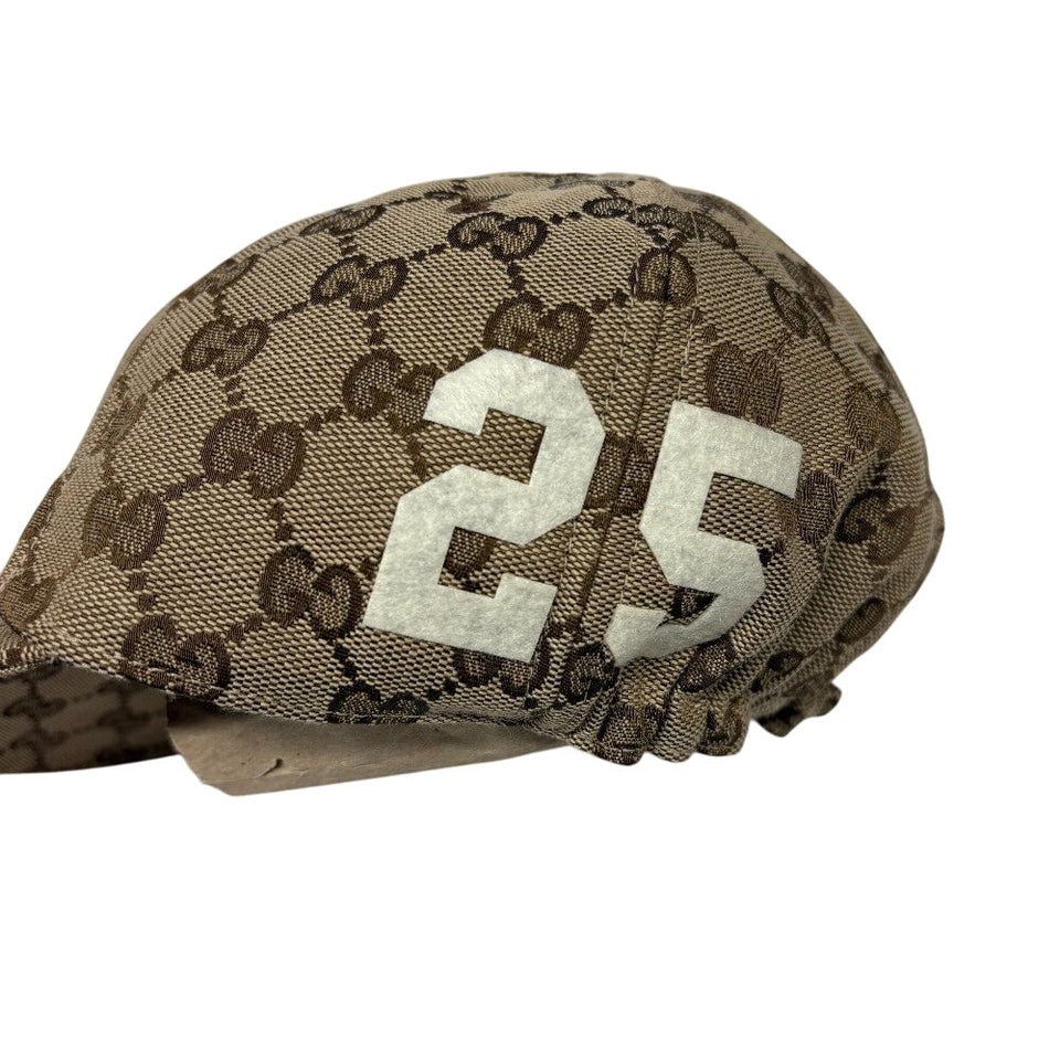 Gucci cap 751400 canvas Brown 25 GG canvas mens(Unisex) S 57