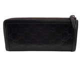 Gucci Long Wallet Purse 306589 leather Brown Guccisima