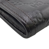 Gucci Long Wallet Purse 306589 leather Brown Guccisima