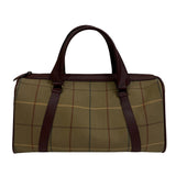 Burberrys Boston Duffel bag Canvas, Leather beige Mega check