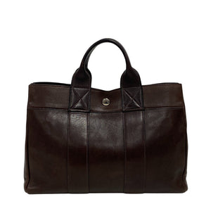 Hermes Tote Bag S leather Brown All leather Fool ToePM Women