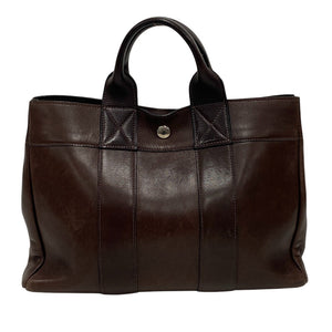 Hermes Tote Bag S leather Brown All leather Fool ToePM Women