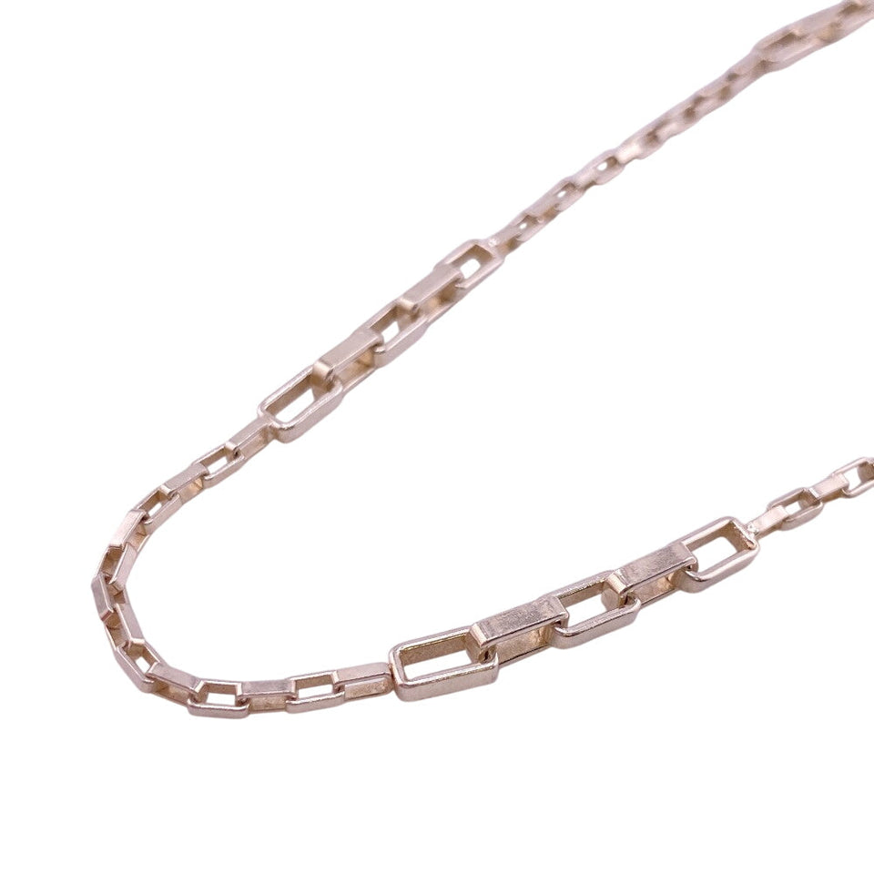 Gucci Necklace Silver925 Silver Venetian Chain Necklace Women(Unisex)